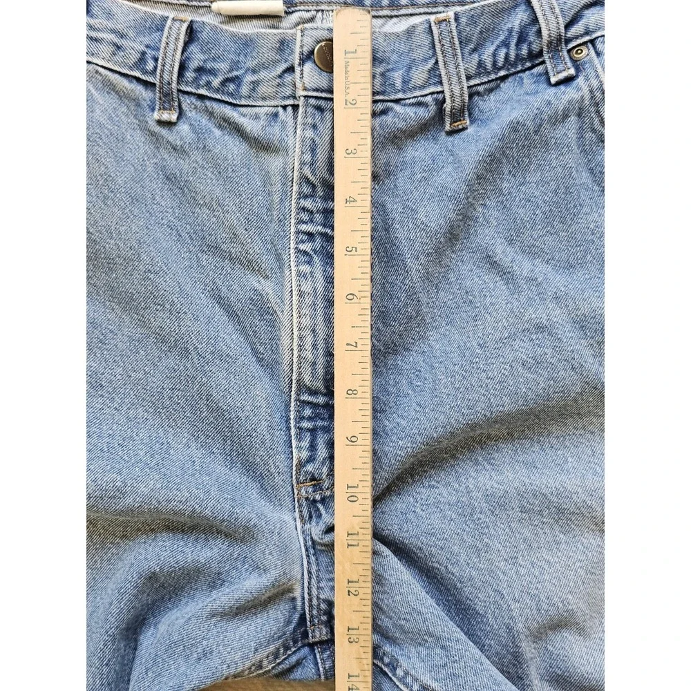 Carhartt B17 Relaxed Fit Jeans Mens 46x30 Light Wash Denim 100% Cotton USA